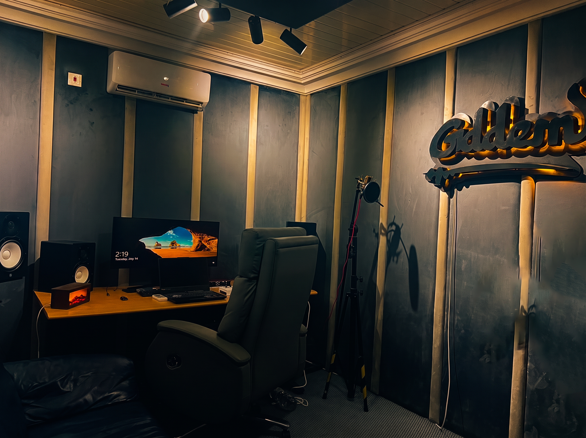 Studio interior